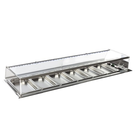 CHILLED TRAYS DISPLAY CABINET READY TO BE EMBEDDED INTO BAR CST FR