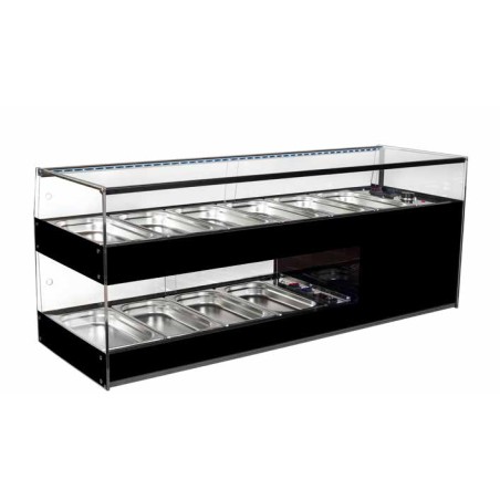 VITRINE RÉFRIGÉRÉE+VITRINE CHALEUR MIX-2