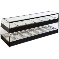 REMOTE GROUP DOUBLE CHILLED DISPLAY CABINET DB F