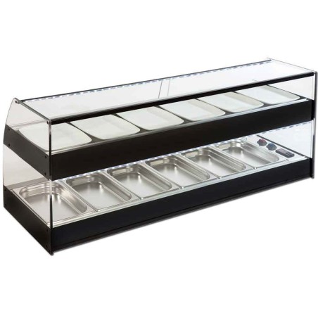 REMOTE GROUP DOUBLE CHILLED DISPLAY CABINET DB F