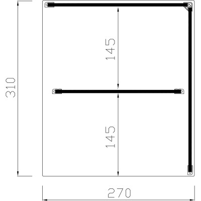 VITRINES NEUTRES VR L
