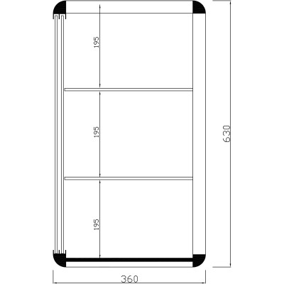 NEUTRAL DISPLAY CABINETS VP3