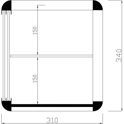 NEUTRAL DISPLAY CABINETS VP2