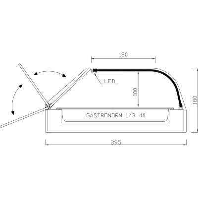 CHILLED TRAYS DISPLAY CABINET MAR F