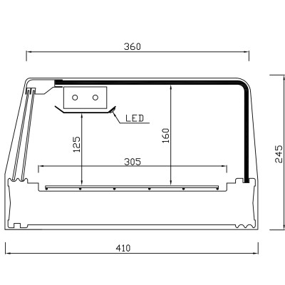 VITRINE RÉFRIGÉRÉE SUSHI SHS