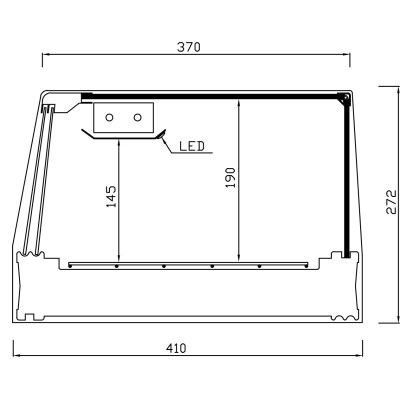 CHILLED SUSHI DISPLAY CASE (GRILLS)