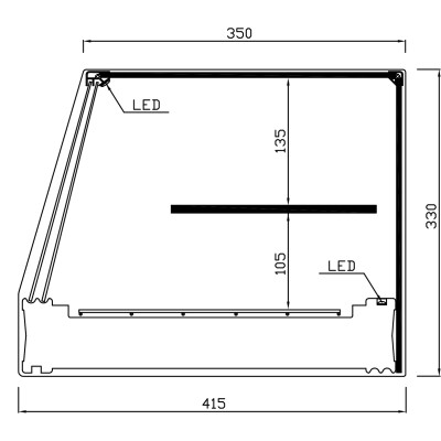 CHILLED DISPLAY CASE RCT-E