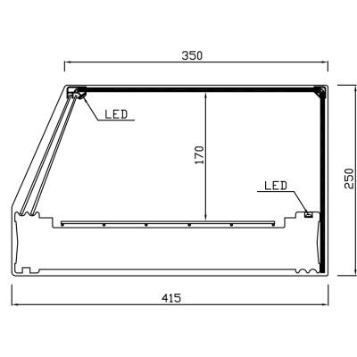 CHILLED DISPLAY CASE RCT