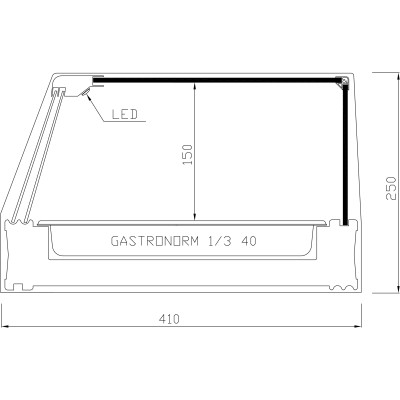 CHILLED DISPLAY CASE R i