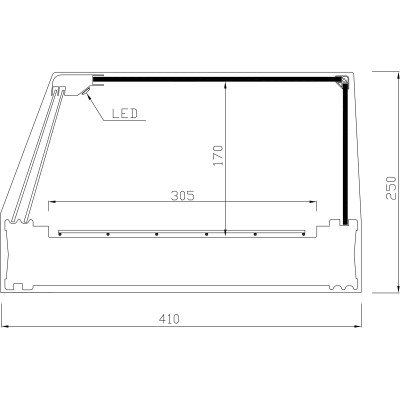 CHILLED DISPLAY CASE R i
