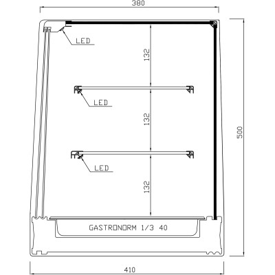 VITRINE RÉFRIGÉRÉE FR-ER2