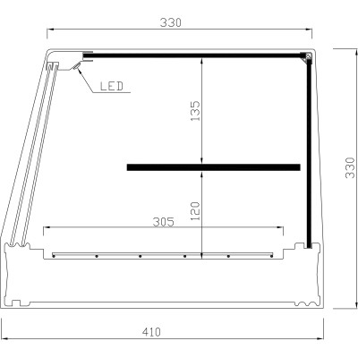 CHILLED DISPLAY CASE FR-ER (Grills)