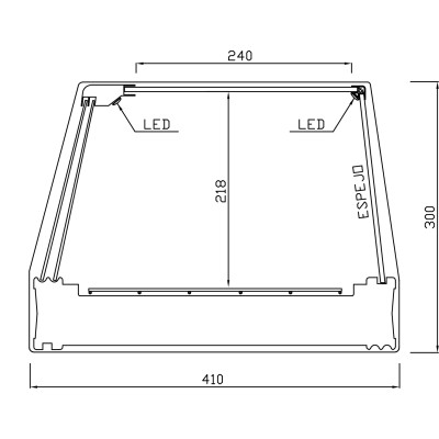 CHILLED DISPLAY CASE CTB