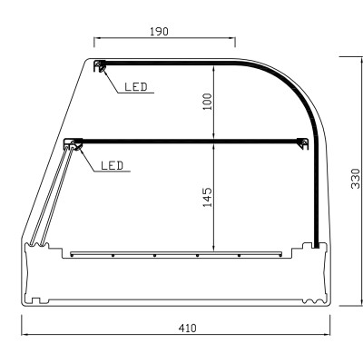 VITRINE RÉFRIGÉRÉE ABF