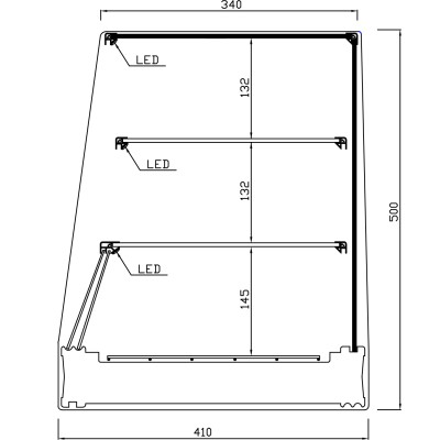 VITRINE RÉFRIGÉRÉE A2BF