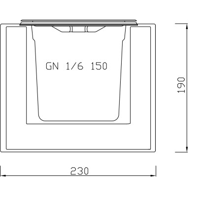 CHILLED DISPLAY CABINETS FOR INGREDIENTS ING 1/6