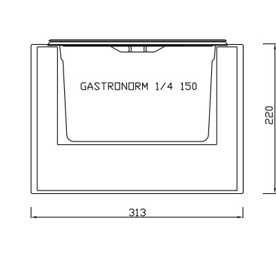 CHILLED DISPLAY CABINETS FOR INGREDIENTS PZ 1/4