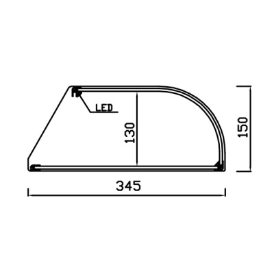 NEUTRAL DISPLAY CABINETS INOX VC