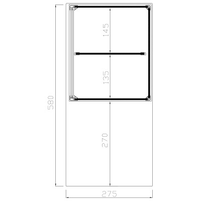 NEUTRAL DISPLAY CABINETS OP-2