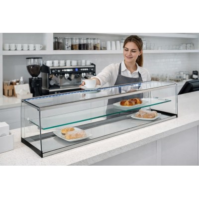 NEUTRAL DISPLAY CABINETS INOX VRLP