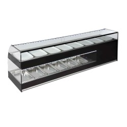 VITRINE DOUBLE RÉFRIGÉRÉE À GROUPE LOGÉ DB Fi