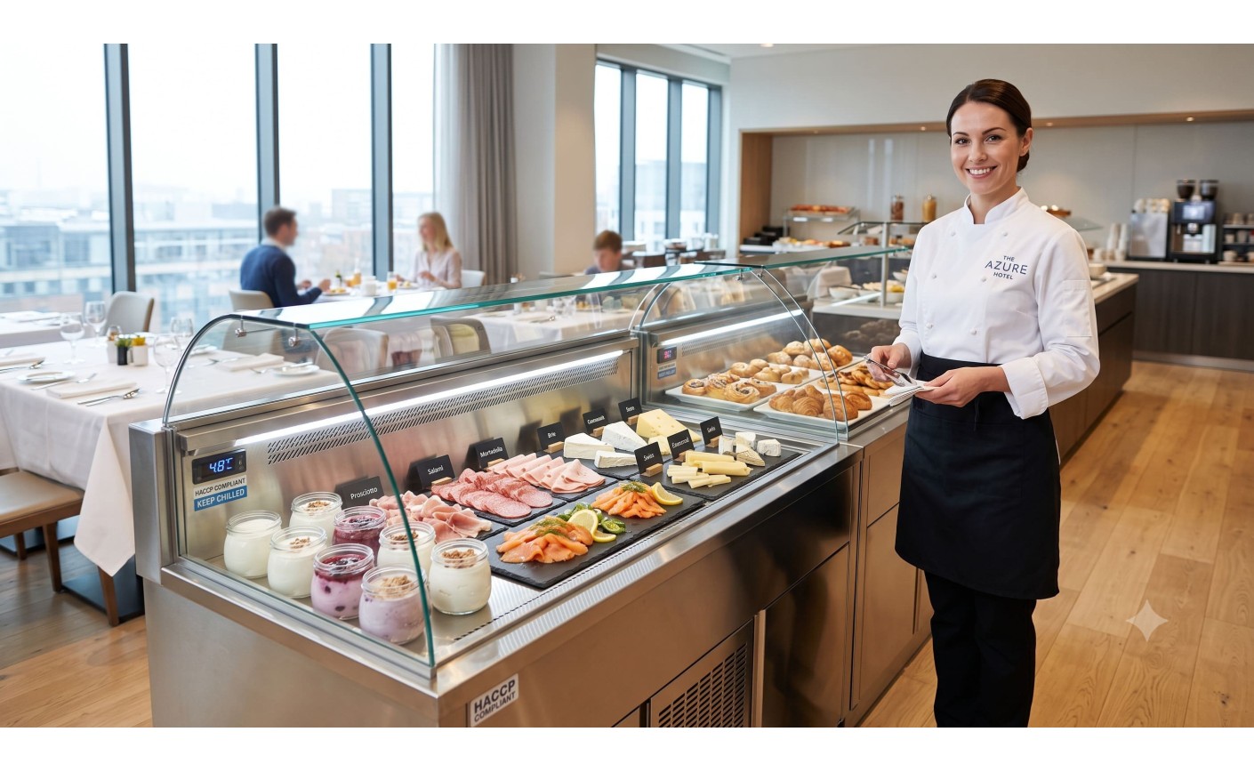 Maîtrise HACCP en Hôtellerie : Comment Gérer et Monitorer votre Vitrine Réfrigérée comme un Véritable CCP