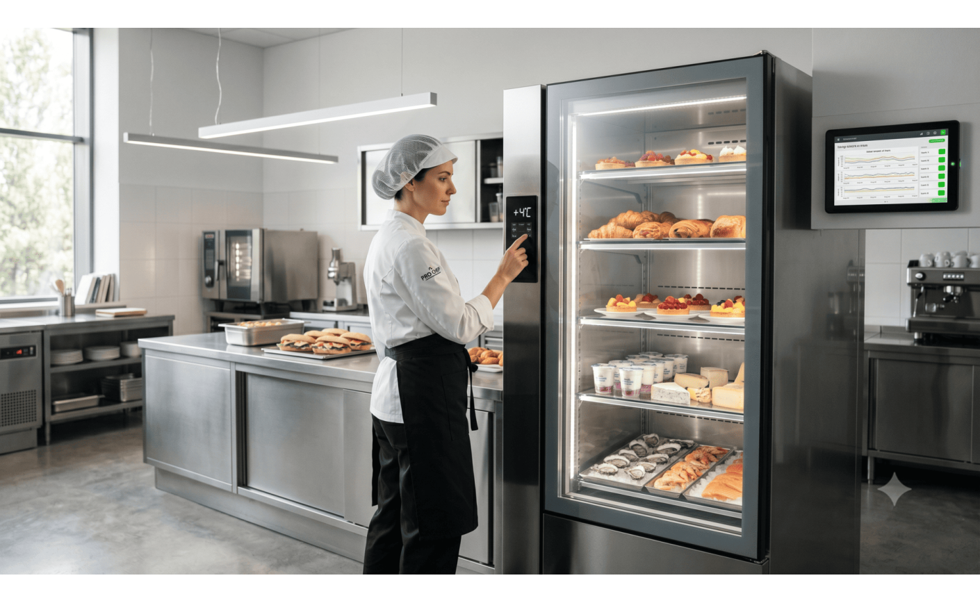 Maîtrise HACCP en Hôtellerie: Comment Gérer et Monitorer votre Vitrine Réfrigérée comme un Véritable CCP